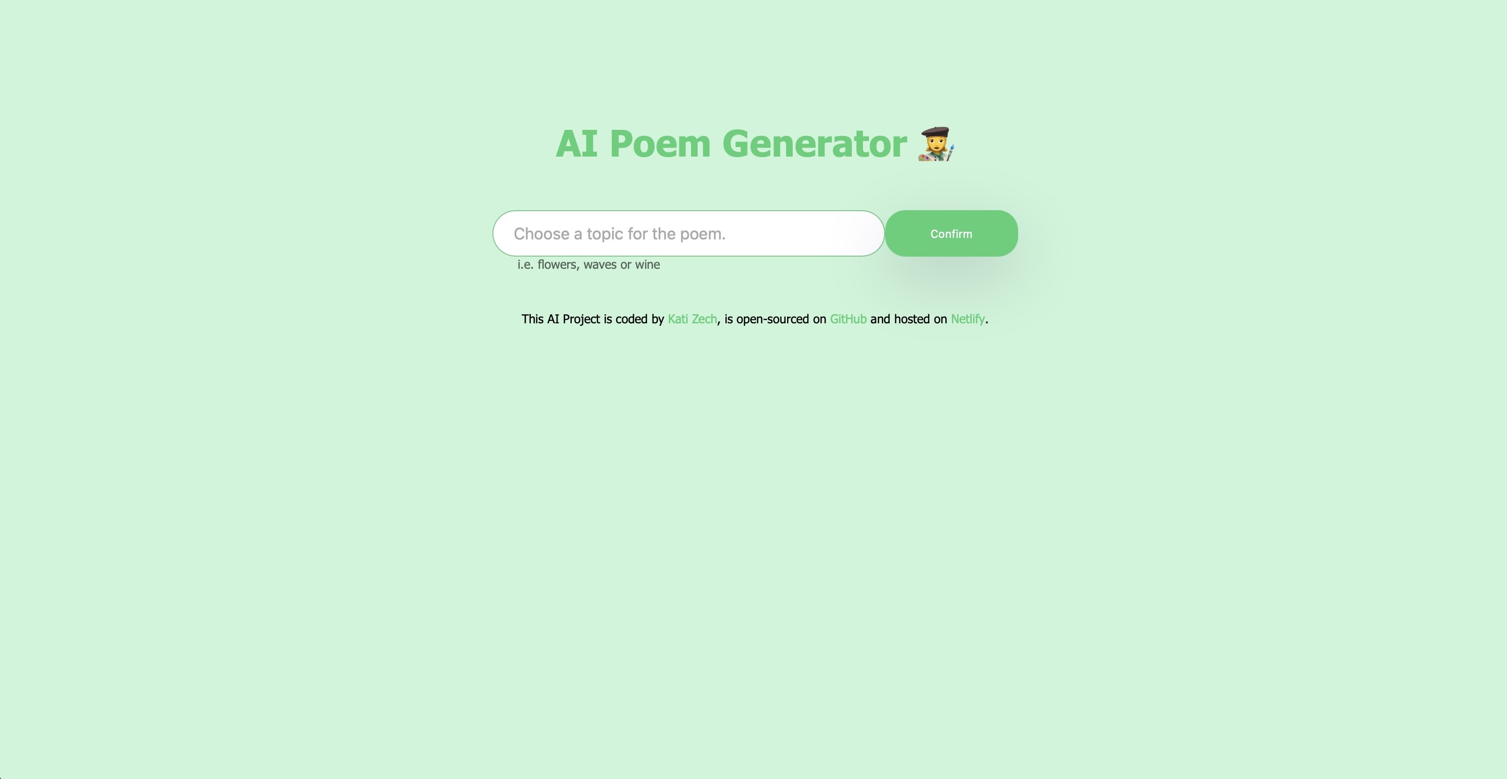 AI-poem-generator